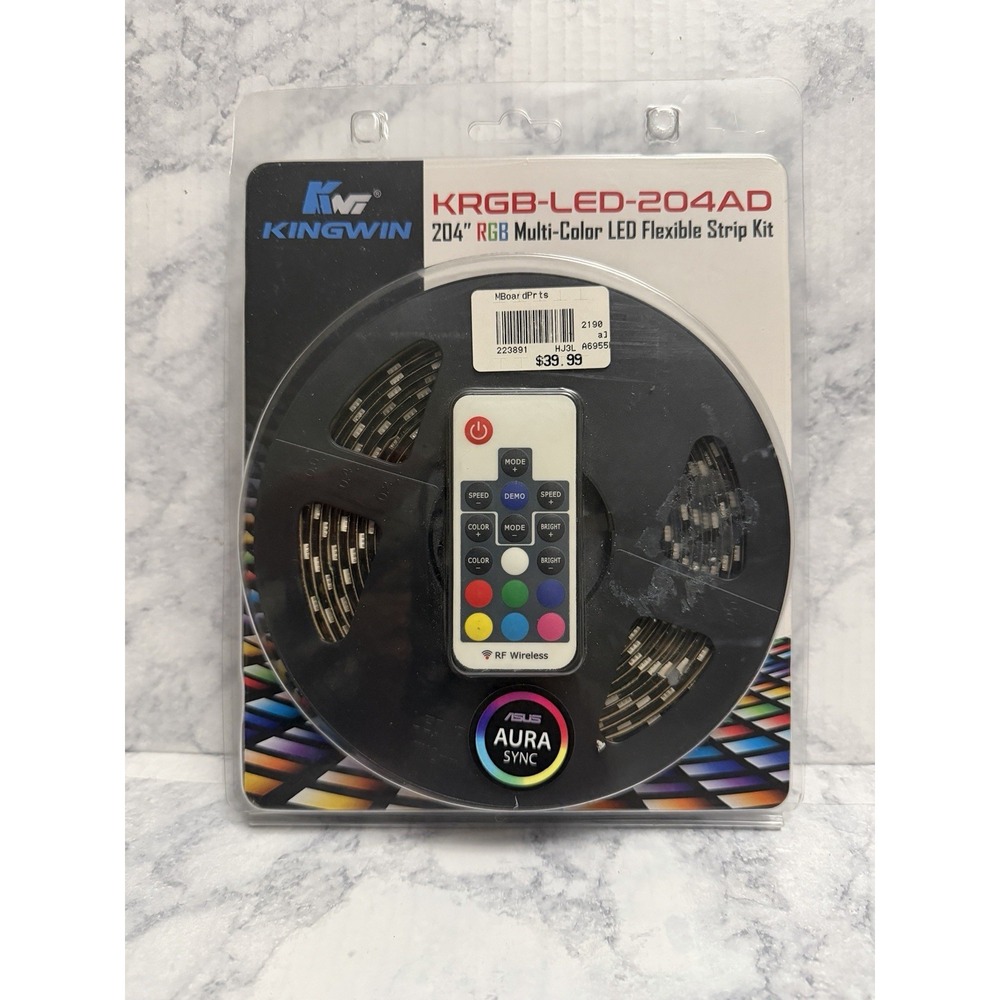 Kingwin KRGB-LED-204AD RGB 204" Flexible LED Strip Kit w/ Remote Multi-Color